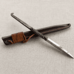 Rankų darbo vikingų durklas su dėklu – 30 cm