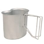Plieninis puodelis-katiliukas kariuomenės. Crusader Cup.