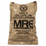 JAV MRE – karinis maisto davinys su tunu (skirtingų skonių)